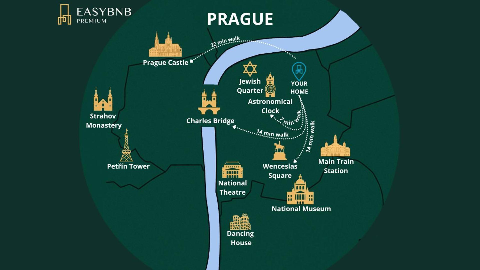 Dot 3 Bdr Apartment With Tyn Cathedral View & Ac Prague Luaran gambar